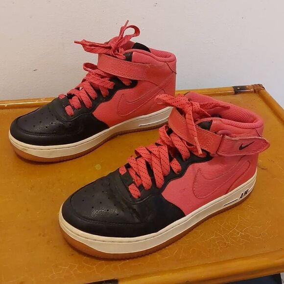 YOUTH Nike Air Force 1 07 Mid Sneakers Size 5Y - Picture 4 of 6